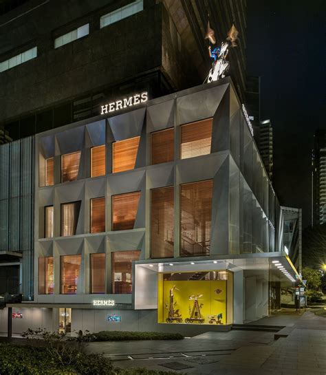 hermes liat tower|hermes window display reviews.